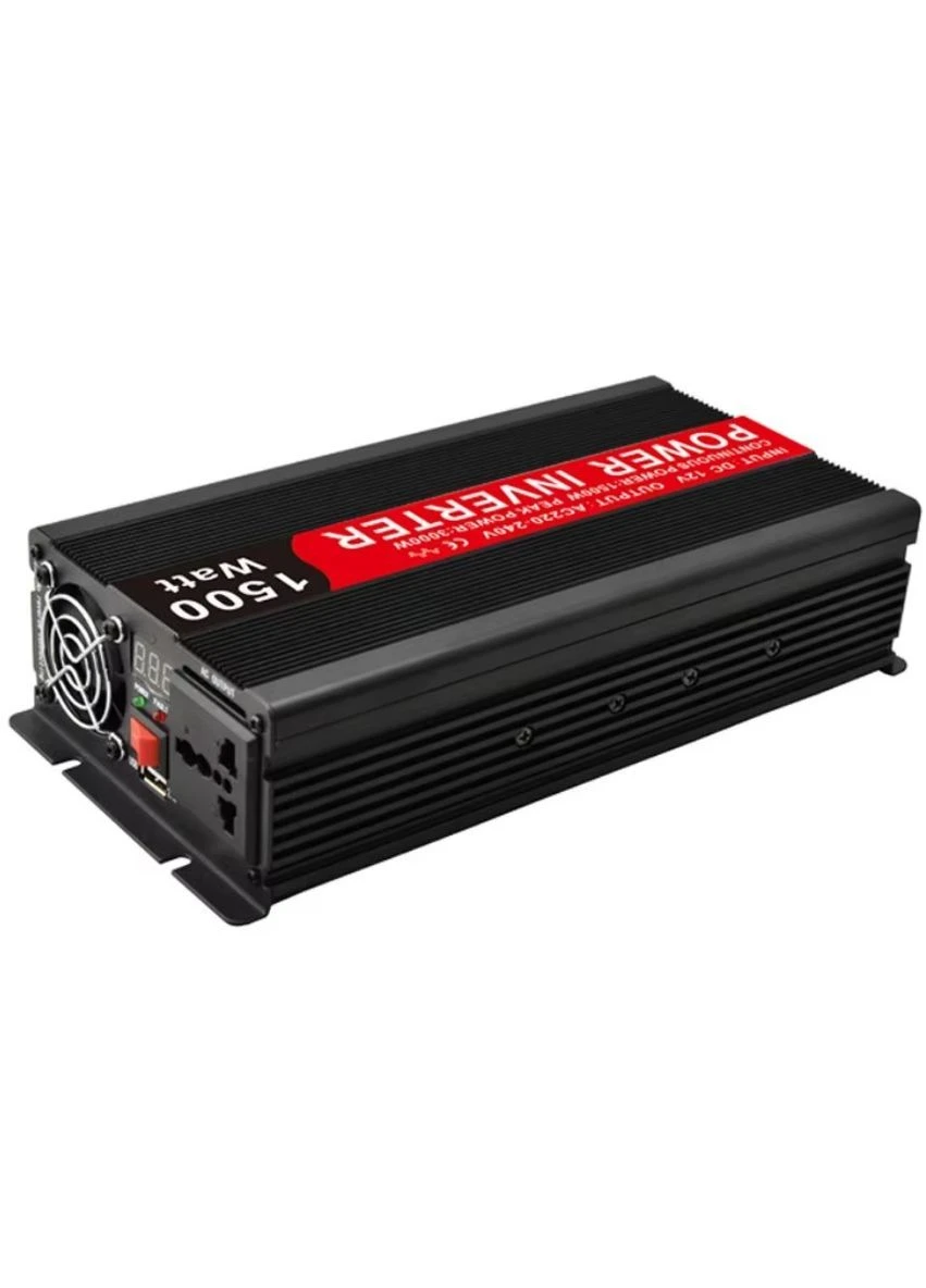 Автомобильный преобразователь напряжения Power Inverter DC 12 AC 220-240 1500W модифицированная синусоида (2104619062) No Brand (376866786)