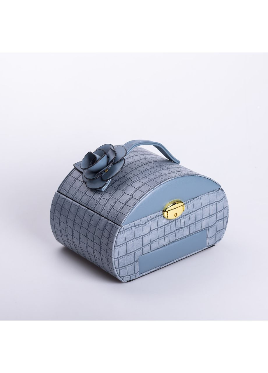 Скринька для прикрас з еко шкіри 3 яруси із замком 24×17×18 см Yiwu (360454791)