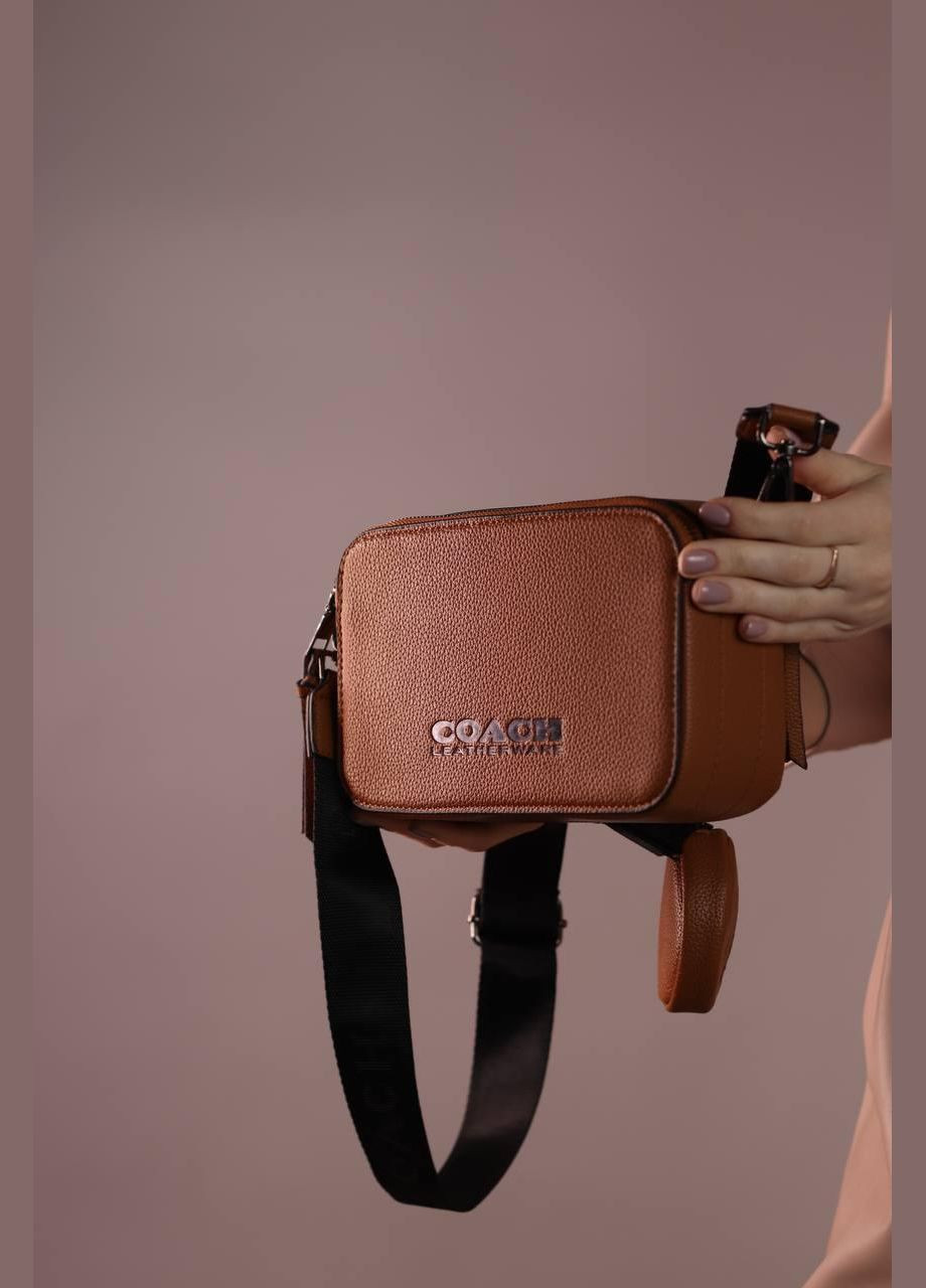 Жіноча сумка Coach brown, женская сумка, Коуч коричневого кольору No Brand (307925626)