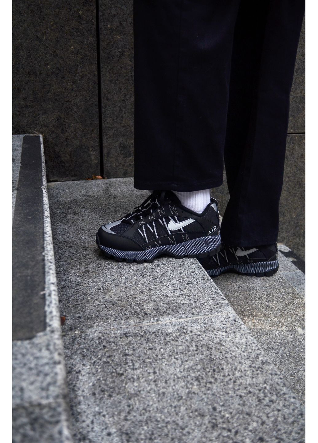 Сірі Осінні кросівки чоловічі nike humara grey найк аір хумара No Brand