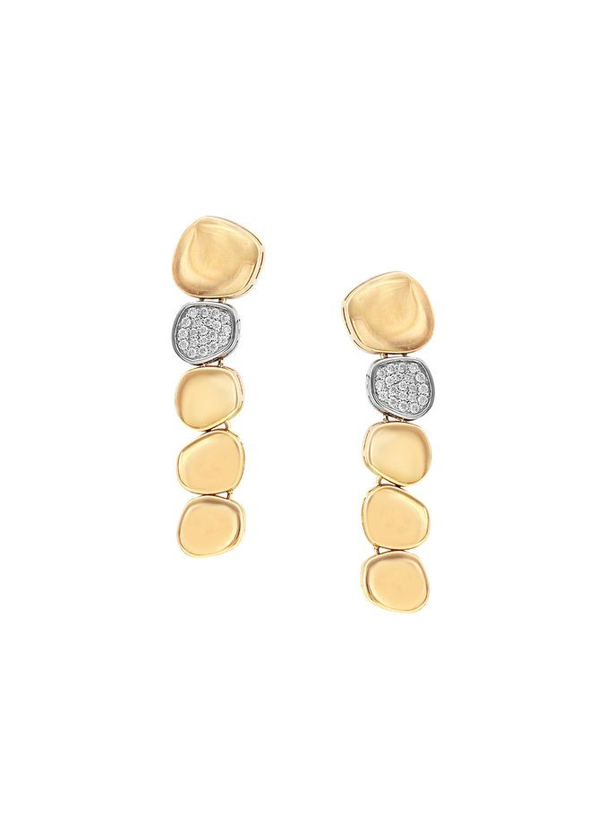 Серьги с бриллиантами в розовом золоте 1-197 620 Zarina (278586021)