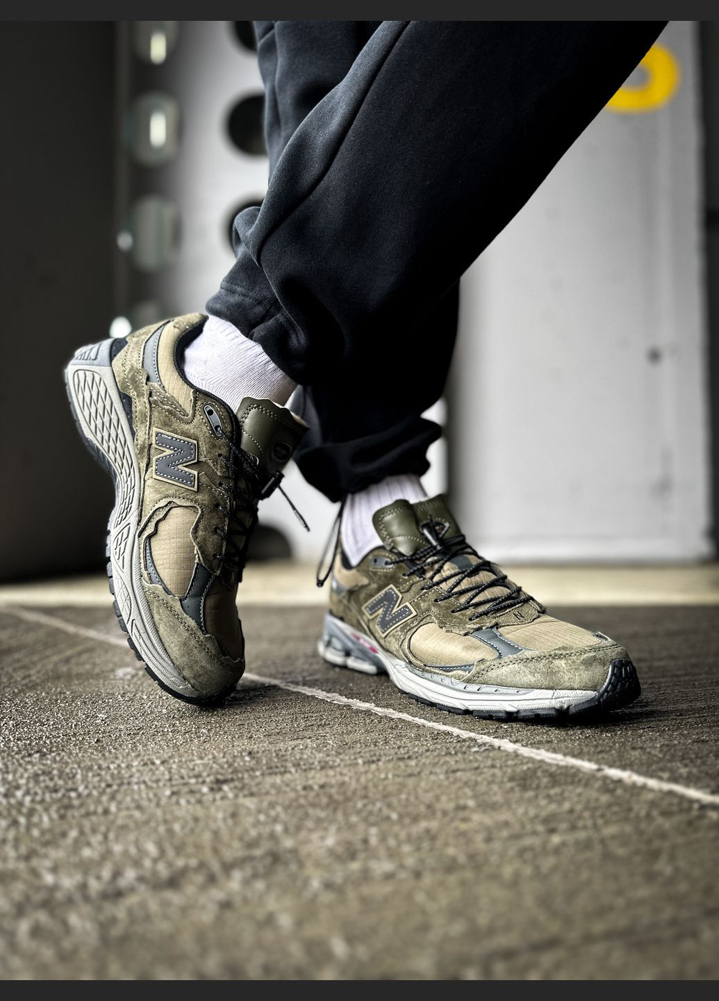 Хакі всесезон кросівки чоловічі new balance 2002r protection pack khaki | нью беланс 2002r хакі No Brand