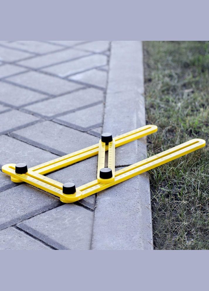 Шаблометр ручний професійний з розміткою Re2ls з ABS-пластику (лінійка-шаблон) Losso (327041471)