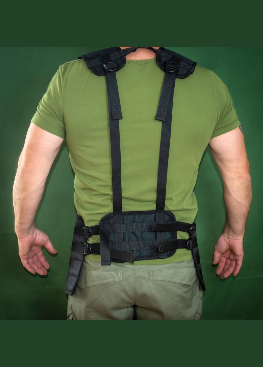 Разгрузка облегченная к бронежилету РПС-2 черная КІРАСА (314765318)