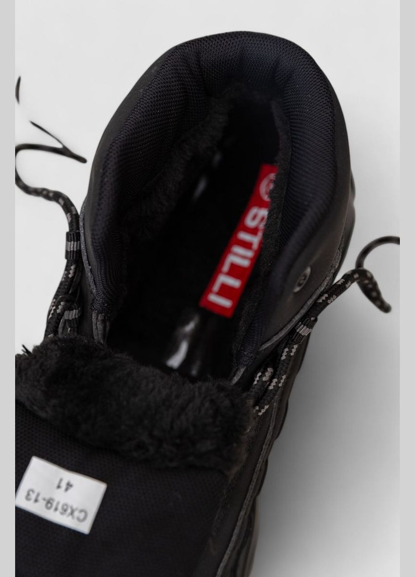 Чорні всесезон кросівки чоловічі зимові на хутрі, колір білий, 248rcx619 Stilli