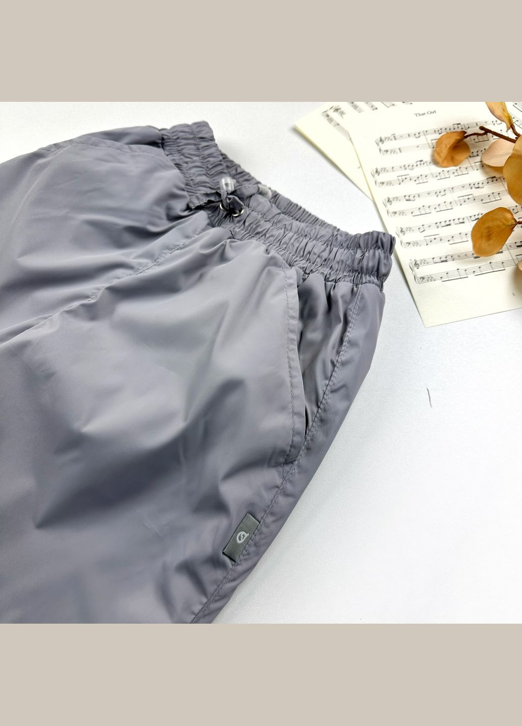 Дитячі штани на нейлоні для хлопчика та дівчинки з карманами (518055) Marakas (362464647)