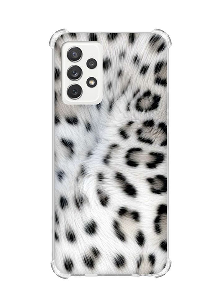 Чохол з потовщеними кутами на Samsung Galaxy A72 (A725) Білий леопард (принт 398) Creative (355399719)