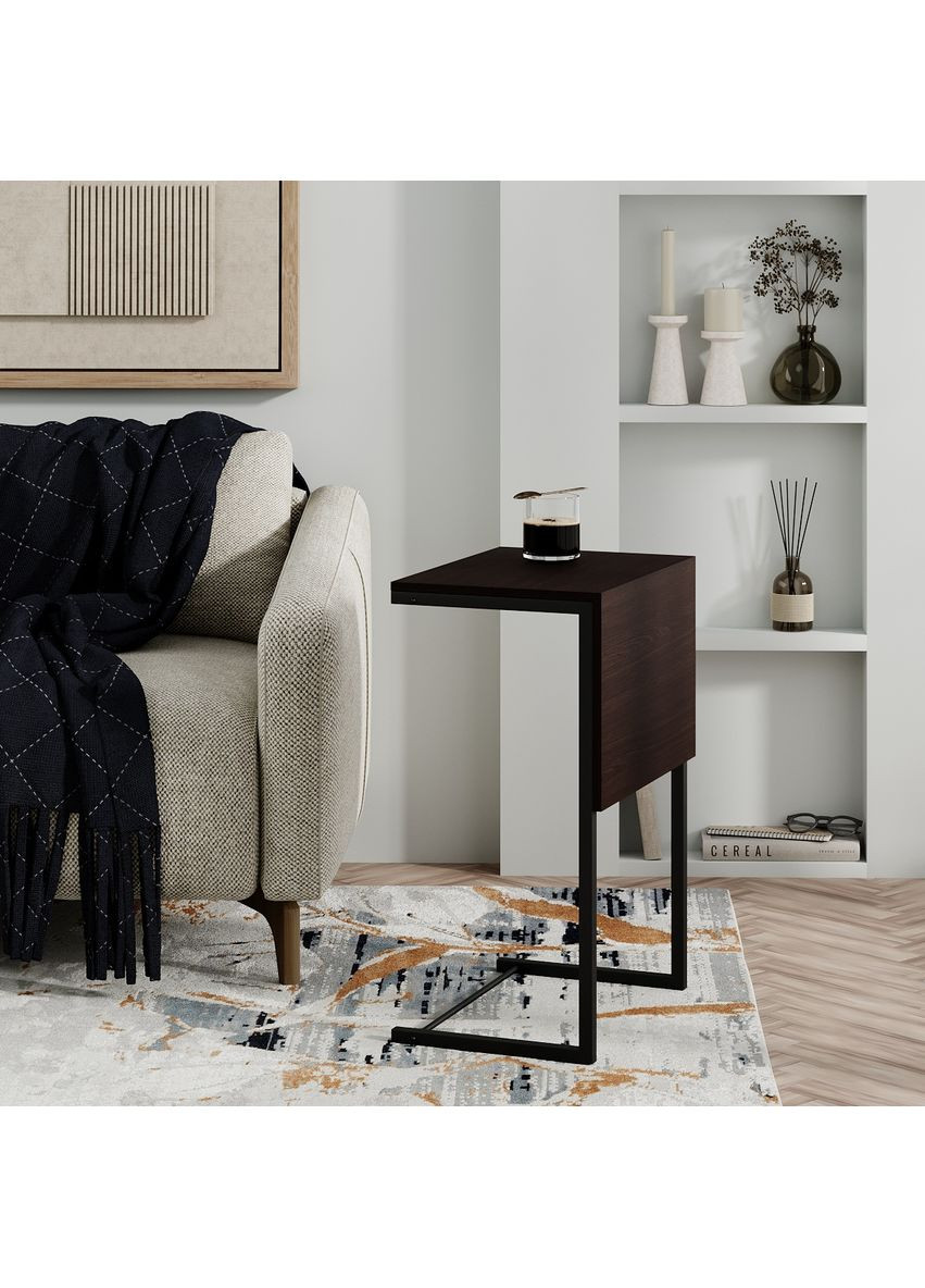 Стіл-трансформер Just Fiji 654х327х442 Венге/Чорний (TB07050000030) Art In Head (337309245)