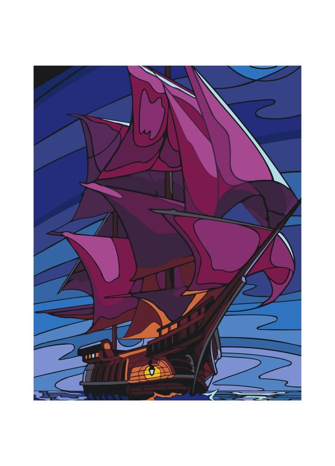 Картина по номерам без подрамника "Мечта путешественника" 10628-ACNF 40х50 см Art Craft (343275116)