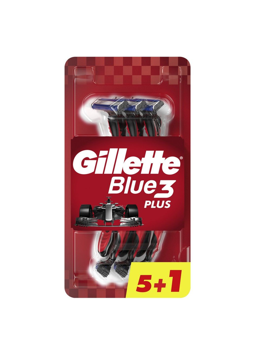 Одноразовые бритвенные станки мужские Blue 3 Nitro, 6 шт. Gillette (304575371)