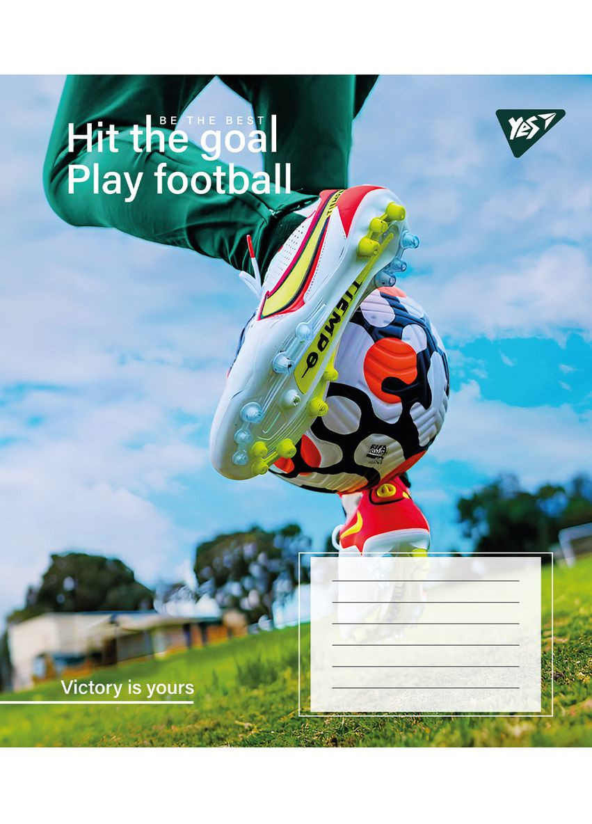 Набор тетрадей Hit the goal А5 в линейку 60 листов 10 шт. () Yes 767409 (337471434)