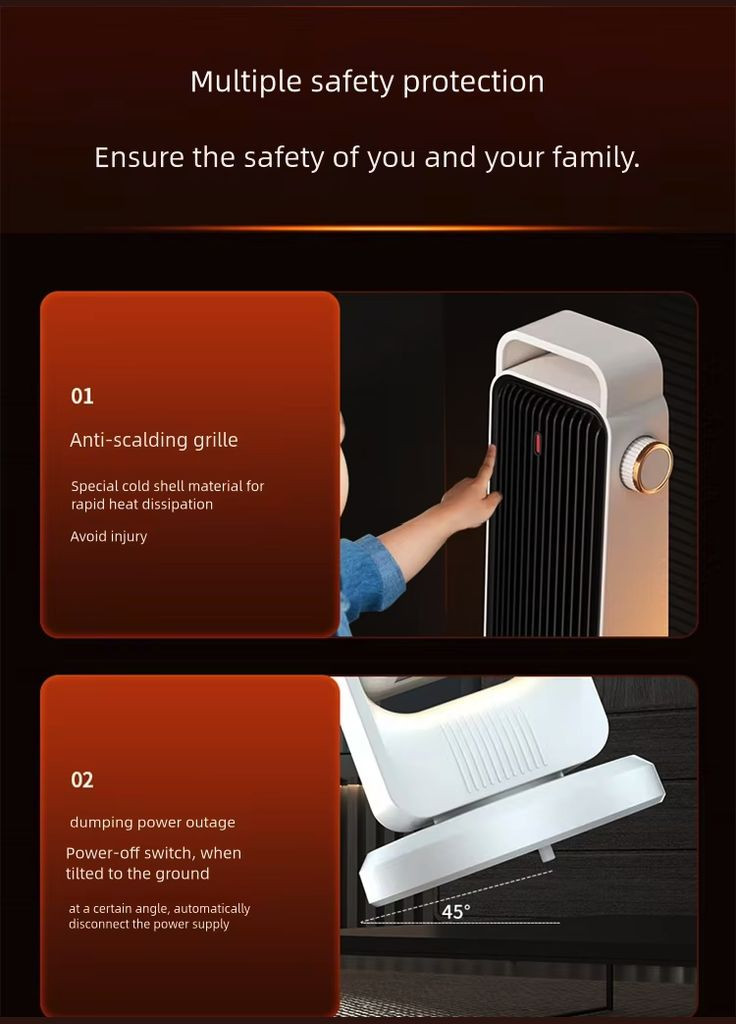 Керамічний обігрівач XH-2001 White, 2000W VHG (360771921)