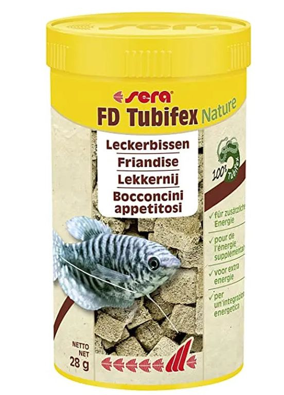 Корм для рыб Nature FD Tubifex в гранулах 100 мл Sera (278369076)