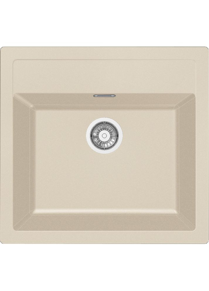 Мойка кухонная Sirius тектонайт, прямоугольная, без крыла, 560х530х200мм, чаша - 1, врезная, бежевый FRANKE (330029927)