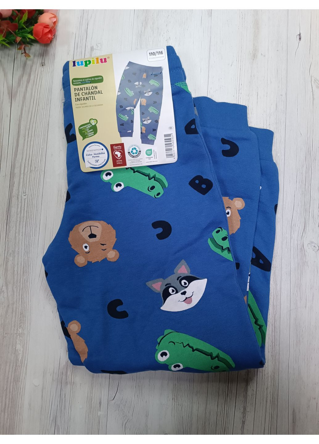 Синие повседневный демисезонные брюки Lupilu