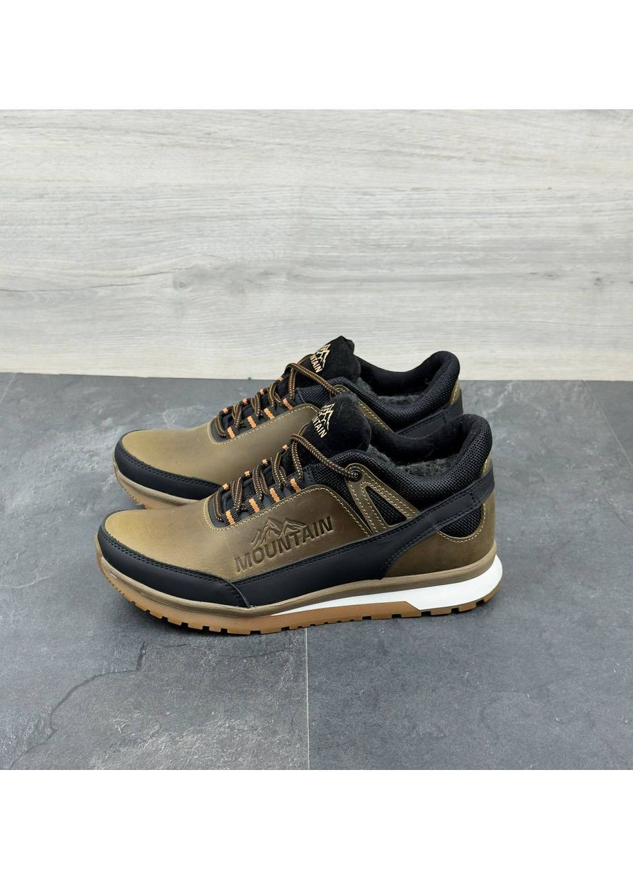 Кросівки черевики зимові . Черевики чоловічі зимові на хутрі . Натуральна шкіра на натуральній шерсті No Brand (372898256)