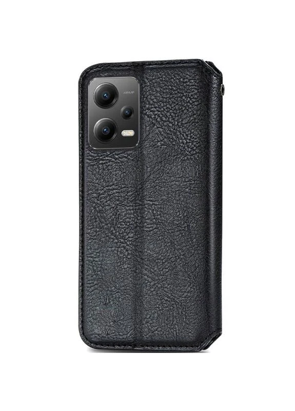 Шкіряний чохол-книжка Cubic (PU) для Xiaomi Poco X5 5G / Redmi Note 12 5G Getman (391085384)