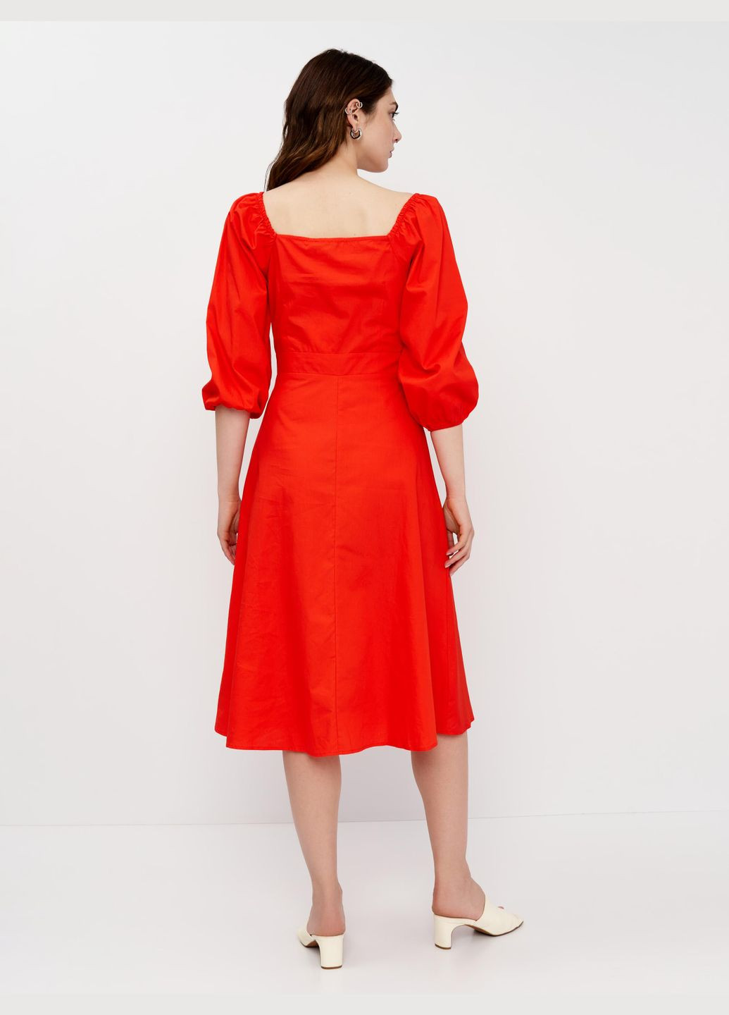 Коралловое платье демисезон,коралловый, NA-KD