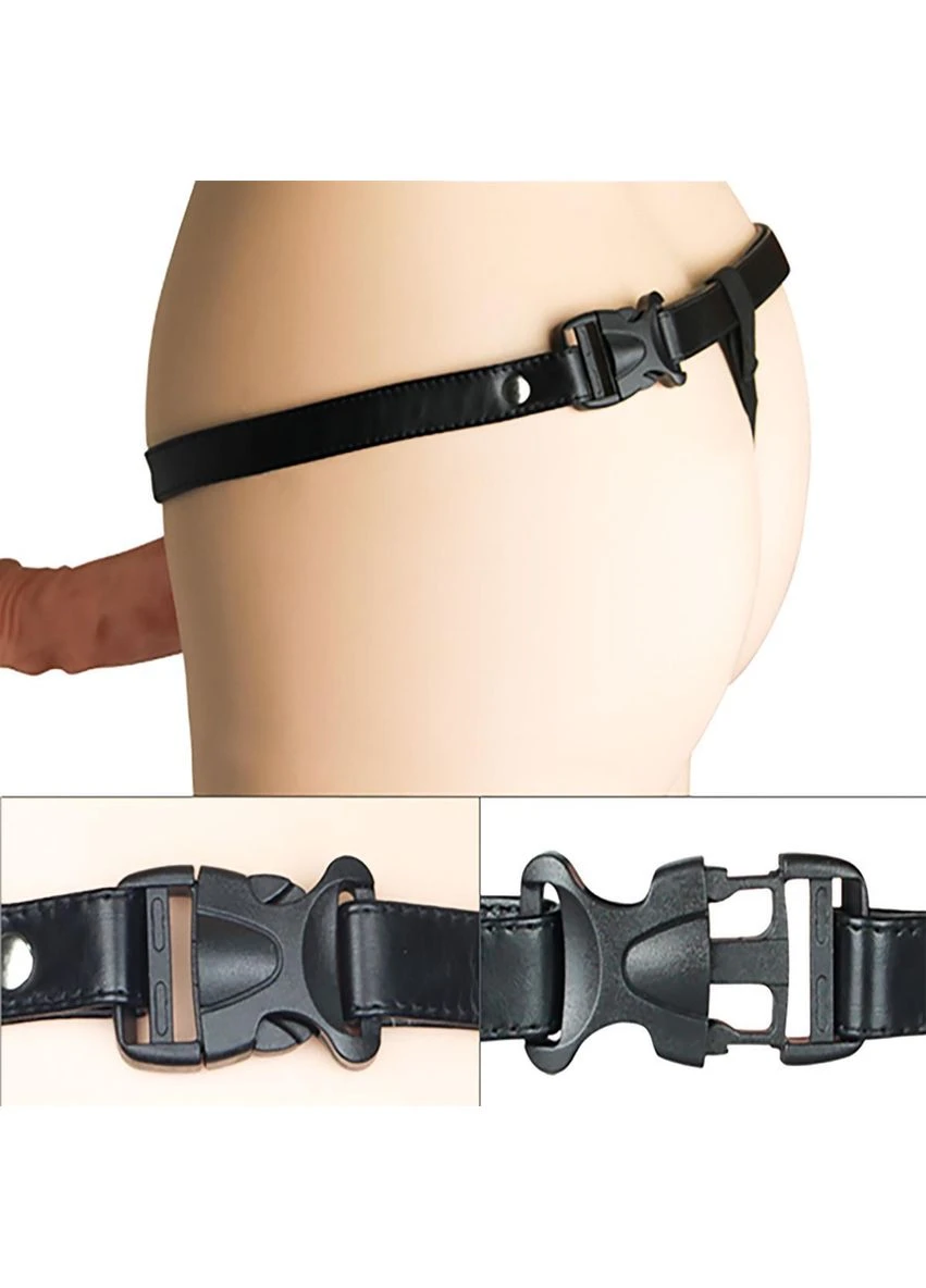Страпон с вибрацией полый Unisex Hollow Strap On Lovetoy (383076855)