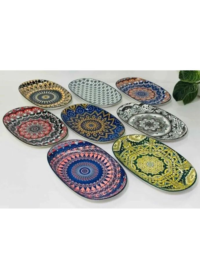 Блюдо овальне Тригір'я 102-609 23.5х15 см Olens (335717187)