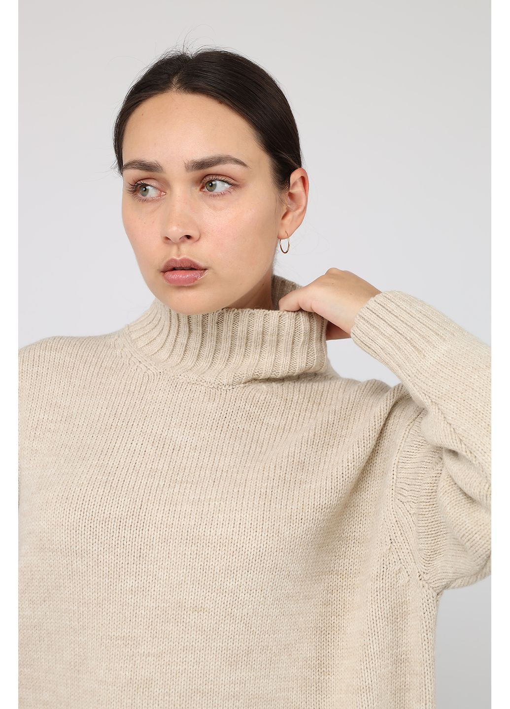 Бежевый зимний свитер женский цвет бежевый cb-00287459 Yuki