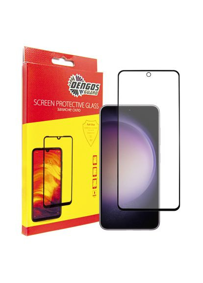 Скло захисне Full Glue Samsung Galaxy S23 FE (black) (TGFG-322) DENGOS Full Glue Samsung Galaxy S23 FE (black) (366502496)