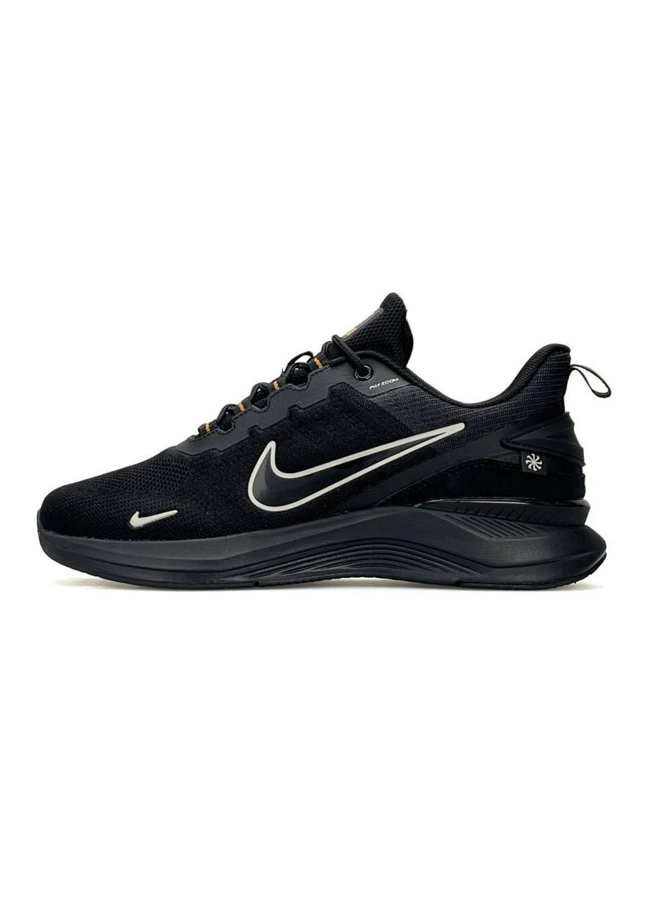 Черные демисезонные кроссовки мужские nike No Brand Air Zoom Winflo Black