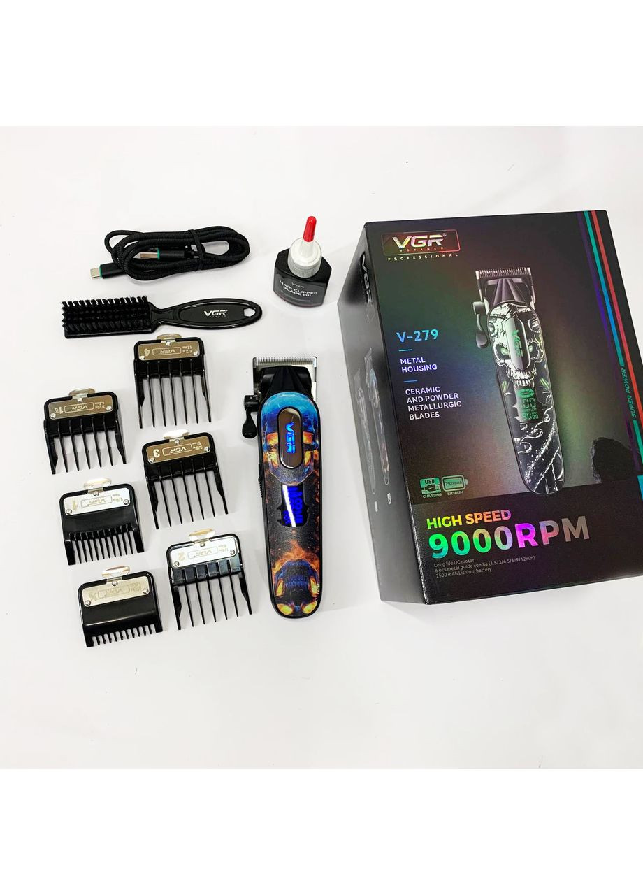 Акумуляторна машинка для стрижки V-279 RED VGR (364666055)