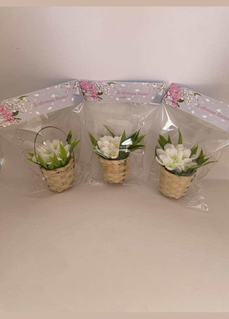 Мильні підсніжники Мило ручної роботи No Brand (343052286)