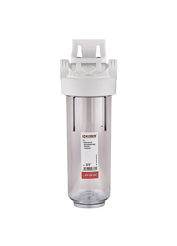 Колба фільтру для холодної води KV-20-3/4 6 атмосфер 3/4" (KR5637) KOER (330774931)