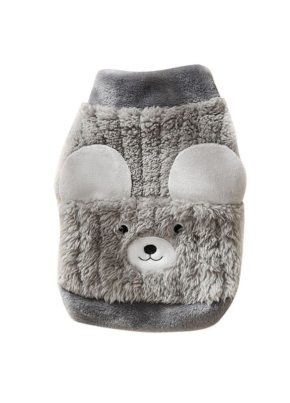Свитер для собак и кошек Lesko 2410SXMJ0231 Gray M утепленный с ушками 2шт Hippie dog (356500366)