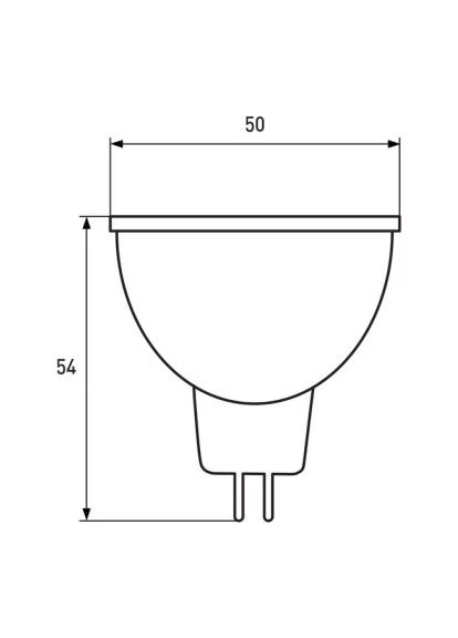 Лампочка LED SMD MR16 5W GU5.3 3000K 12V (LED-SMD-05533(12)(P)) Eurolamp (396882093)