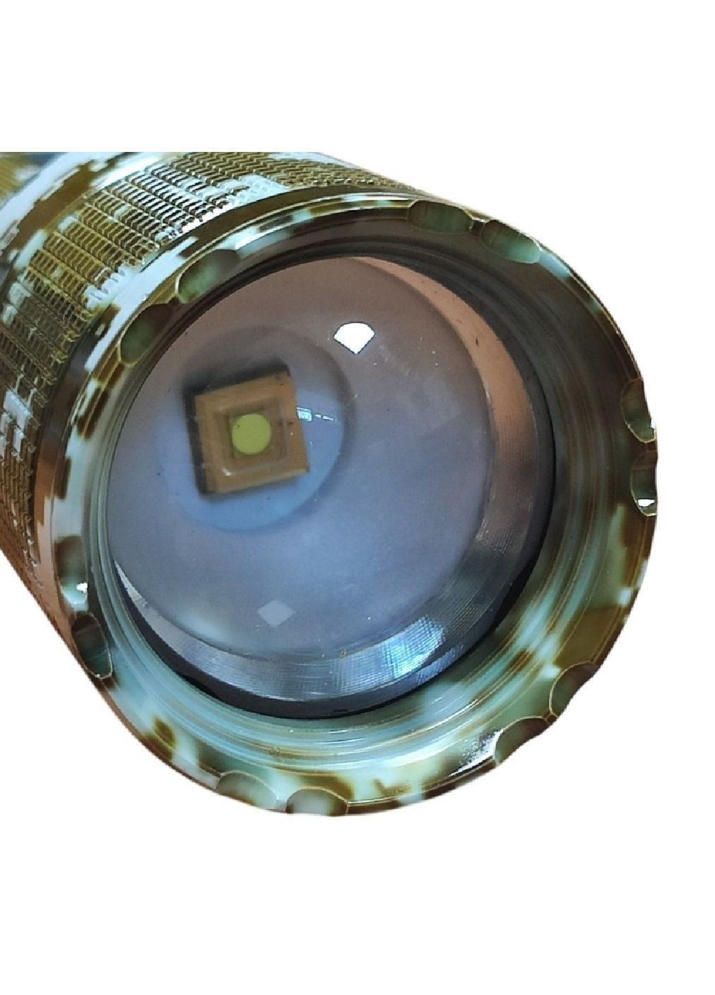 Фонарь ручной аккумуляторный с функцией Power Bank индикацией заряда 1200 люмен 5 режимов работы (482059-Prob) Камуфляж Unbranded (370021123)