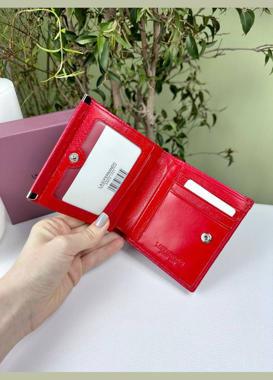 Шкіряний жіночий гаманець на кнопці невеликого розміру Fernando (279835218)