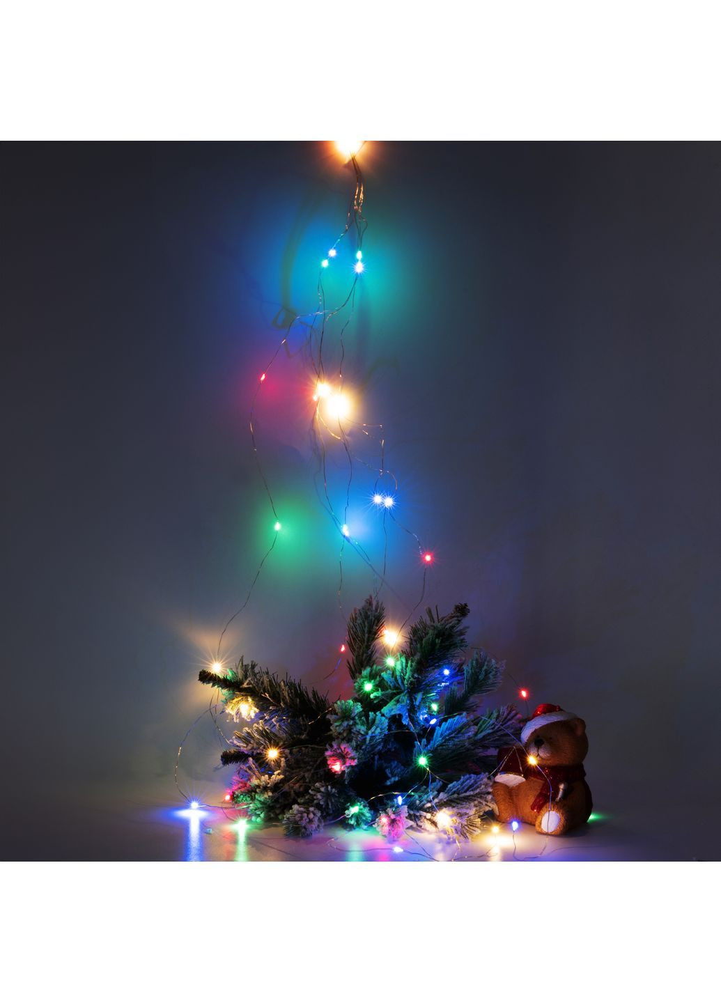 Електрогірлянда Пучок 50 LED 1 м Різнокольоровий (975014) YES! Fun (367960159)