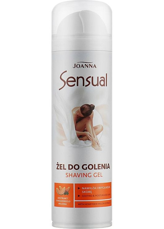 Піна для гоління для жінок з екстрактом дині Sensual Shaving Gel For Women 200ml (169101-58135) Joanna (368622087)