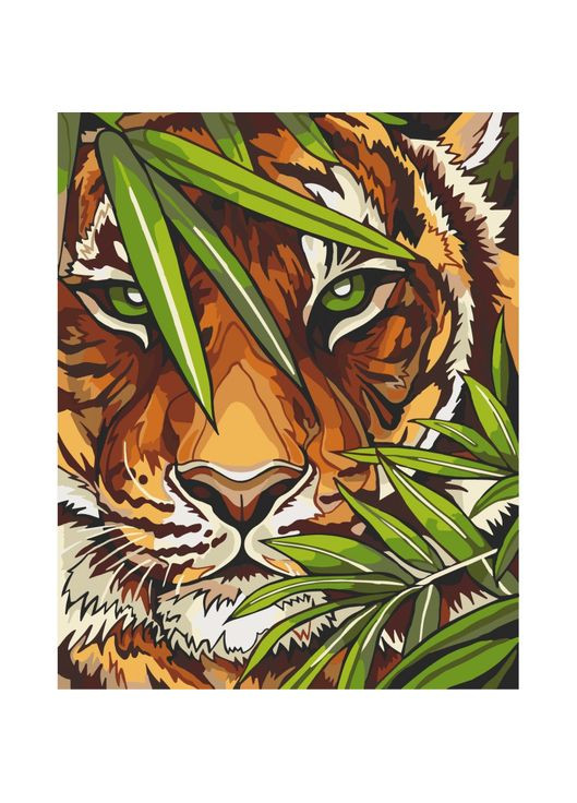 Картина по номерам Тигр-любовник 40*50 см ArtCraft 11654-AC Art Craft (321968065)