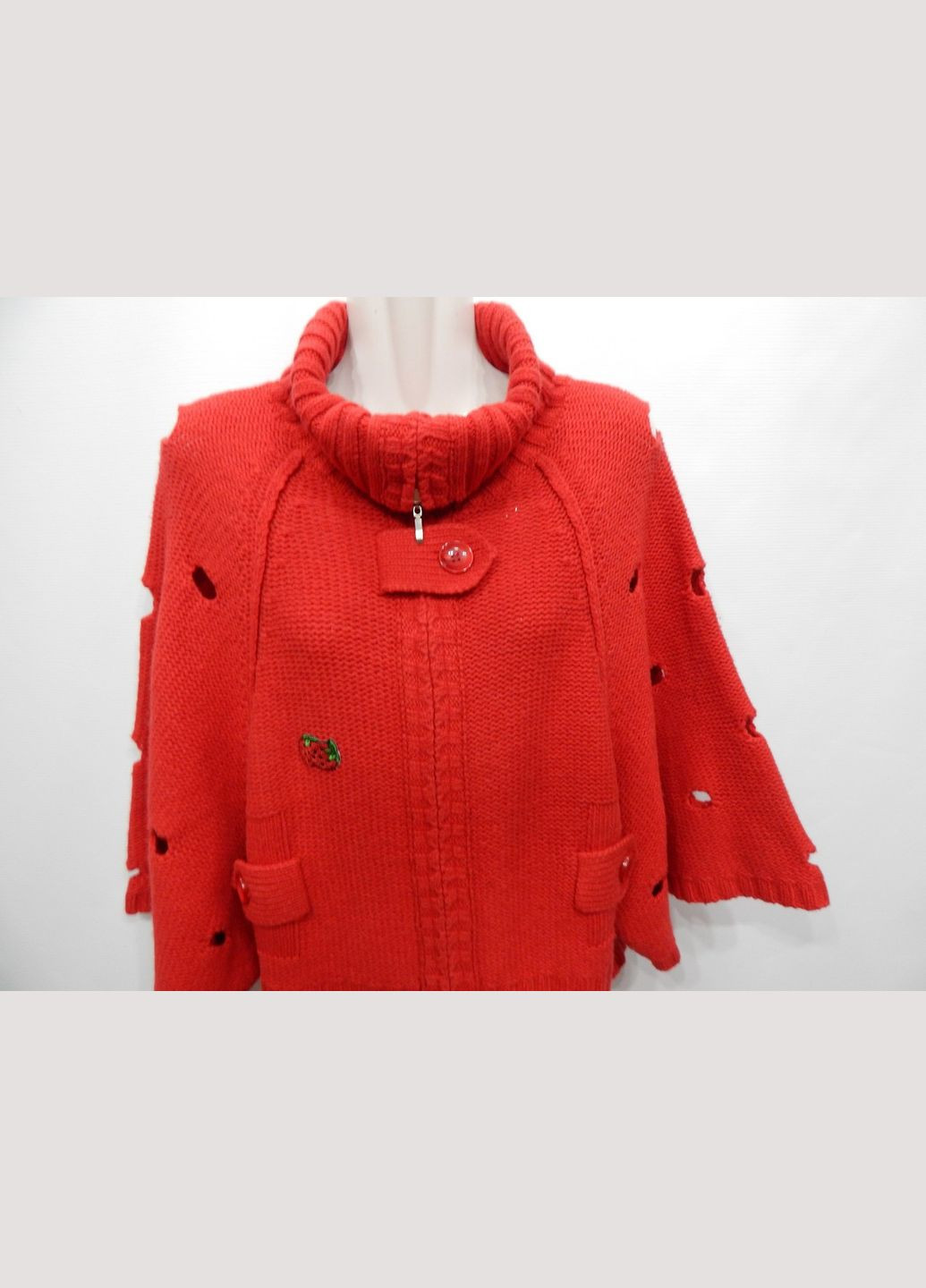 Кофта-накидка фирменная женская IRINA PAN (шерсть) р. 46-48 202жк No Brand (317352965)