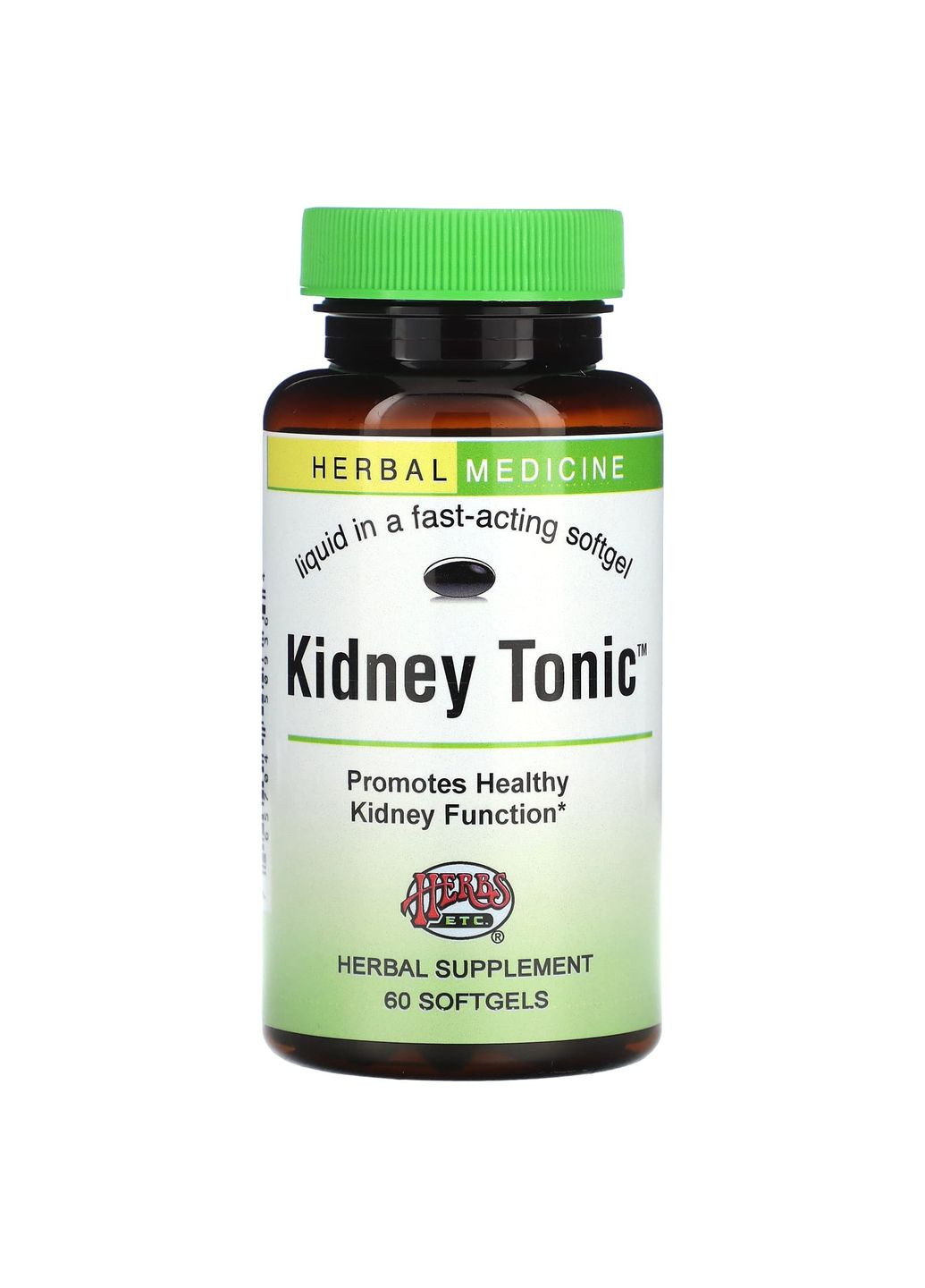Тонік для нирок, Herbs Etc., 60 м'яких таблеток Herbs Etc. (367988012)