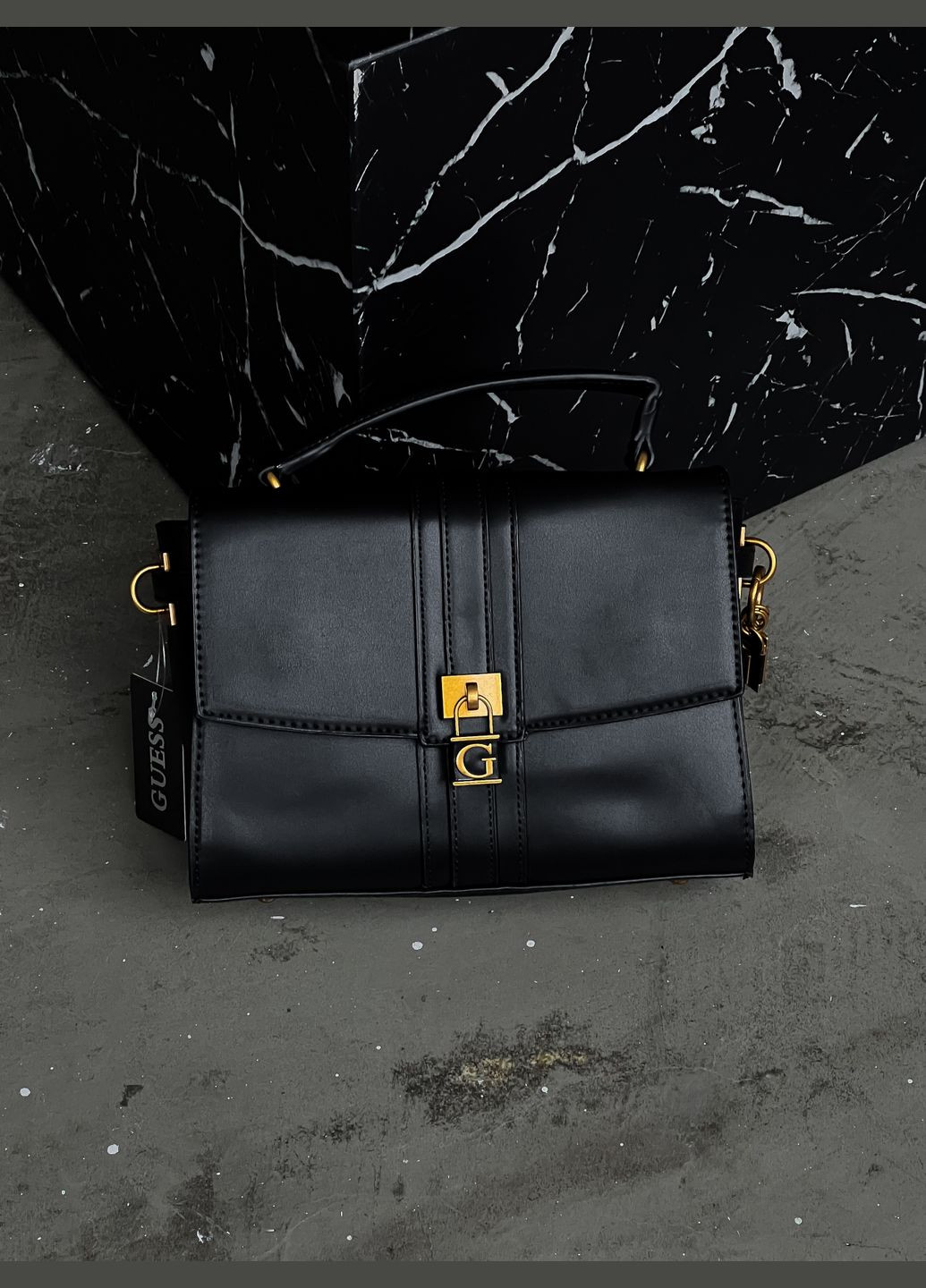 Сумка Гесс Ginevra Logo Elite чорна No Brand (318652855)