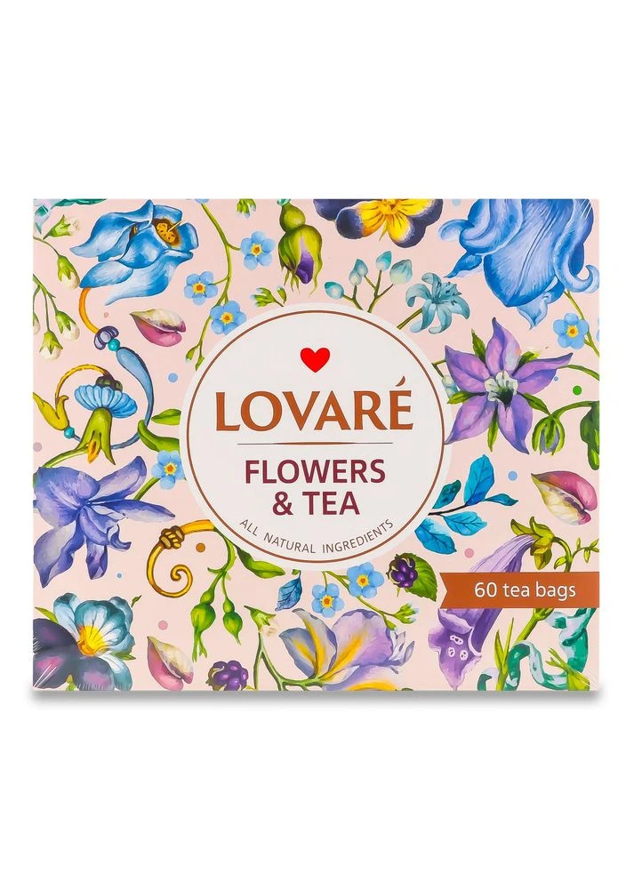 Набор чаев пакетированных Lovare Ассорти 60 шт. (16171) No Brand (385322060)