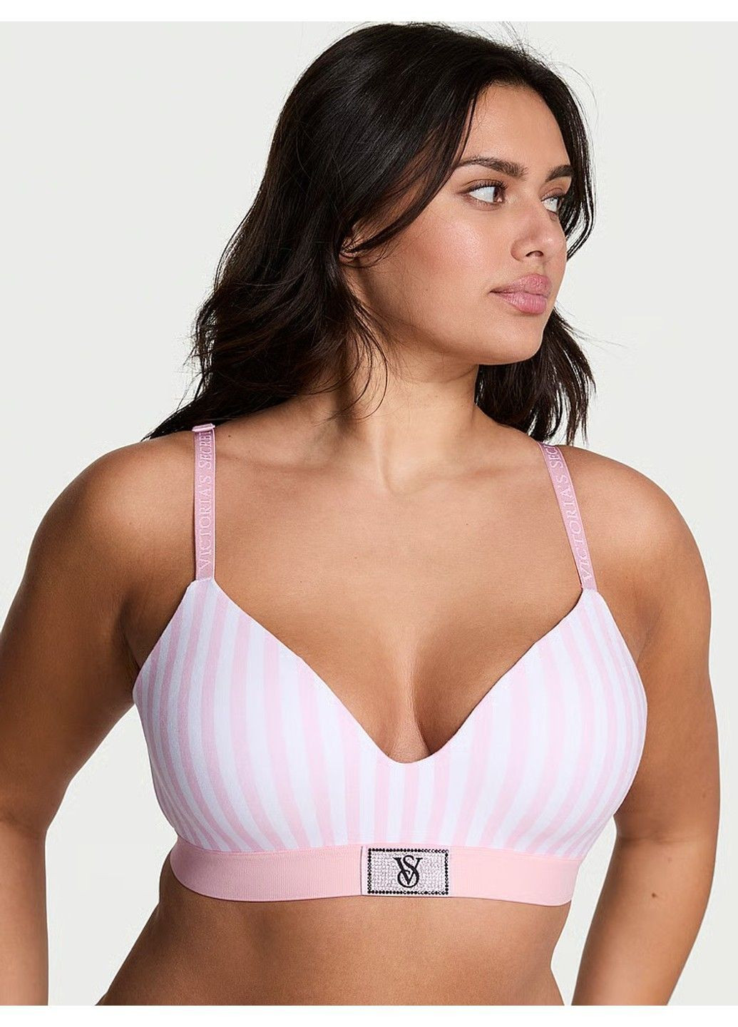 Комбінований бюстгальтер the t-shirt shine patch lightly lined wireless bra Victoria's Secret