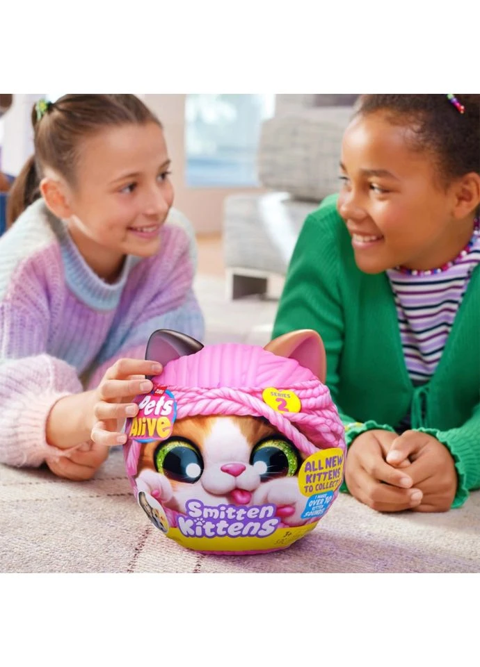 Интерактивный игровой набор-сюрприз Игривые котята S2 9568, 10 разных звуков Pets & Robo Alive (394729101)