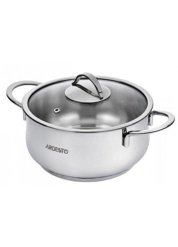 Каструля зі скляною кришкою BlaСk Mars AR-0743-S 4,3 л 22 см Ardesto (381743821)