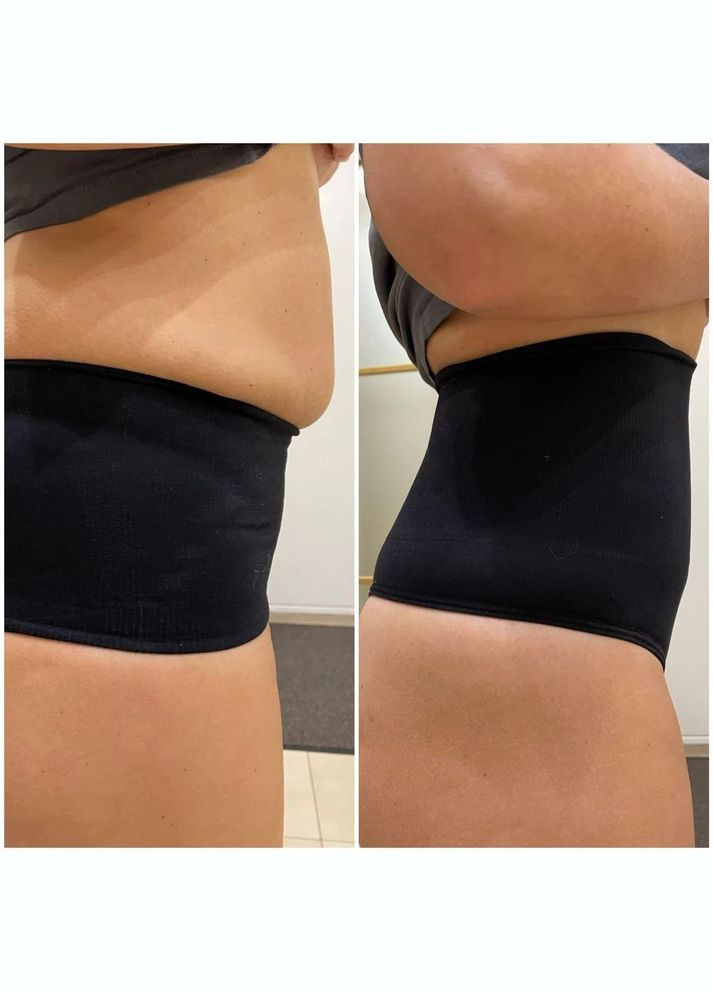 Трусики корегуючі широкий пояс з утягненням талії колір чорний No Brand Корегуючі трусики (322074242)