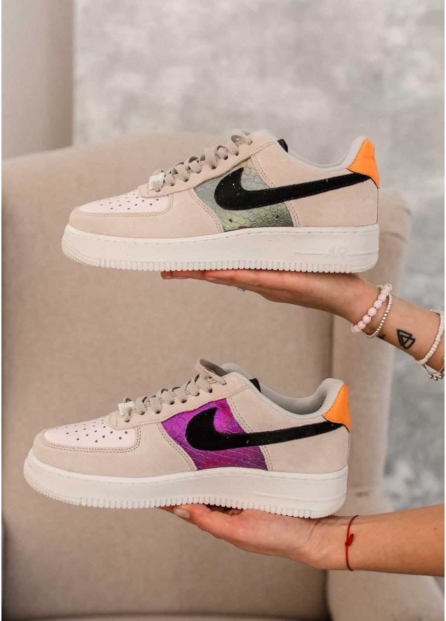 Сірі Осінні кросівки чоловічі nike air force 1 white grey 3 найк аір форс 1 преміум No Brand