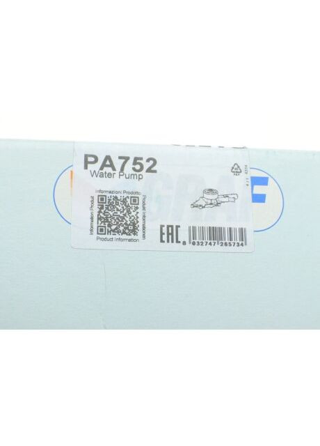 Насос воды MB C-class (W202/S202/W203/S203)/E-class (W210/S210) 2.2/2.7CDI 97-09 (B/B) (6 лоп) PA752 UA63 Graf (366163701)