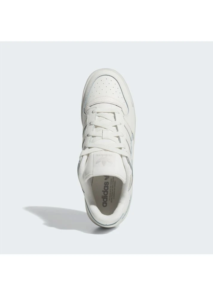 Белые кроссовки forum low cl white ih7828 adidas