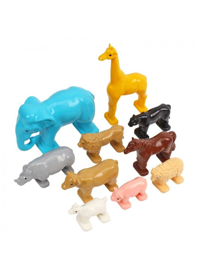 Дитячий ігровий набір "Фігурки тварин" 1102 домашні та дикі тварини ТехноК (364132047)