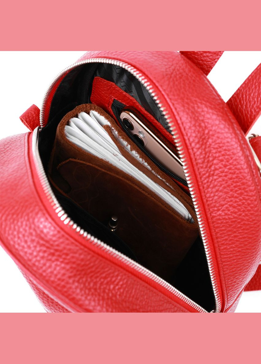 Міський жіночий рюкзак 16301 Червоний Shvigel (328449825)